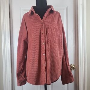 Miholl Corduroy Button Down Shirt
